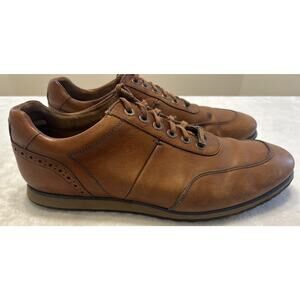 Royal Albatross Golf Shoes Men’s Size 12 Brown Leather Spikeless Sneakers